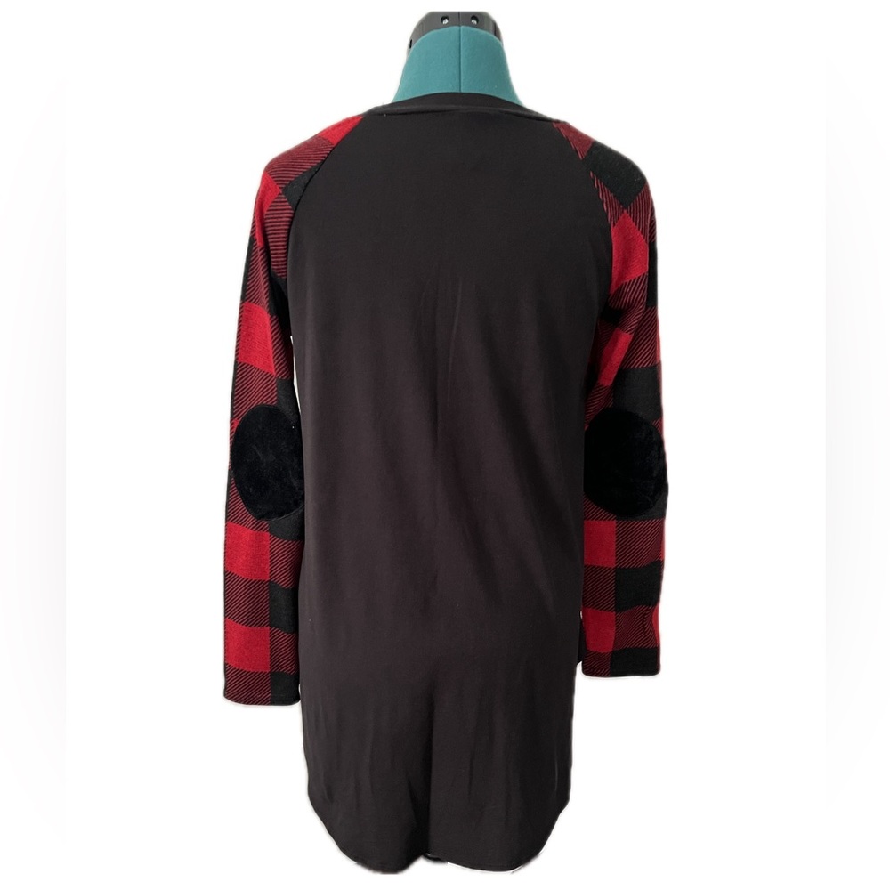 Mindy Mae’s Buffalo Check Swing Top - Picture 5 of 5